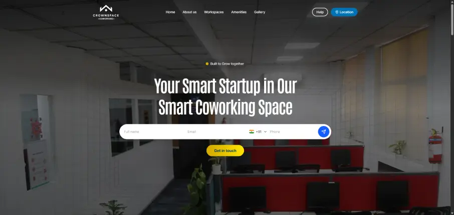 Modern website design and development workspace